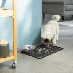 Frisco Silicone Fish Print Dog & Cat Food Mat, Black 10 Frisco Silicone Fish Print Dog & Cat Food Mat, Black -Chewy 311953 PT2. AC SS1800 V1642542742