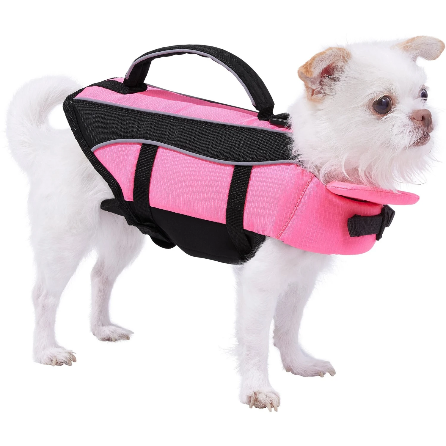 Frisco Ripstop Dog Life Jacket, Pink 3 Frisco Ripstop Dog Life Jacket, Pink