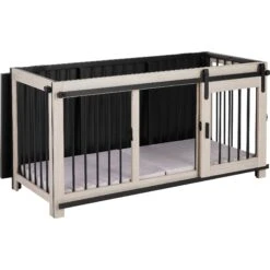 Frisco "Rockford" Dog Crate Credenza & Mat -Chewy 315187 PT4. AC SS1800 V1634154719
