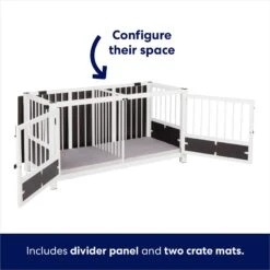 Frisco "Roma" Dog Crate Credenza & Mat 11 Frisco "Roma" Dog Crate Credenza & Mat -Chewy 315189 PT4. AC SS1800 V1636564342