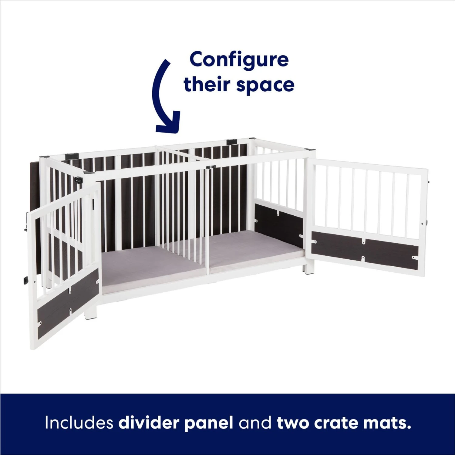 Frisco "Roma" Dog Crate Credenza & Mat 6 Frisco "Roma" Dog Crate Credenza & Mat - Image 4