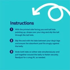 Frisco Washable Female Diaper 12 Frisco Washable Female Diaper -Chewy 315702 PT4. AC SS1800 V1699297906