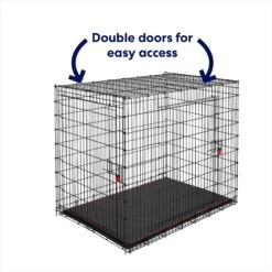 Frisco XX-Large Heavy Duty Enhanced Lock Double Door Wire Dog Crate, Fold & Carry Wire Dog Crate & Mat Kit, 54" 11 Frisco XX-Large Heavy Duty Enhanced Lock Double Door Wire Dog Crate, Fold & Carry Wire Dog Crate & Mat Kit, 54" -Chewy 318116 PT3. AC SS1800 V1634154738