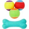 Frisco Fetch Squeaking Colorful Tennis Ball Dog Toy & Playology Scented Dual Layer Bone Dog Toy 1 Frisco Fetch Squeaking Colorful Tennis Ball Dog Toy & Playology Scented Dual Layer Bone Dog Toy -Chewy 319022 MAIN. AC SS1800 V1630558008