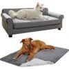 Frisco Sofa Pet Bed With Removable Cover & Frisco Eyelash Cat & Dog Blanket 1 Frisco Sofa Pet Bed With Removable Cover & Frisco Eyelash Cat & Dog Blanket -Chewy 319504 MAIN. AC SS1800 V1630624595