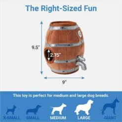 Frisco Beer & Keg Plush Squeaky Dog Toy, 4 Count 8 Frisco Beer & Keg Plush Squeaky Dog Toy, 4 Count -Chewy 327047 PT2. AC SS1800 V1648563981