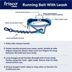 Frisco Outdoor Running Belt With Bungee Dog Leash 13 Frisco Outdoor Running Belt With Bungee Dog Leash -Chewy 331408 PT5. AC SS1800 V1663191469