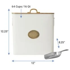 Frisco Premium Airtight Dog & Cat Food Storage Canister With Scoop 8 Frisco Premium Airtight Dog & Cat Food Storage Canister With Scoop -Chewy 331486 PT1. AC SS1800 V1661891790