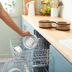 Frisco Premium Elevated Bone Design Stainless Steel Double Diner Dog & Cat Bowl 15 Frisco Premium Elevated Bone Design Stainless Steel Double Diner Dog & Cat Bowl -Chewy 331499 PT6. AC SS1800 V1657656892