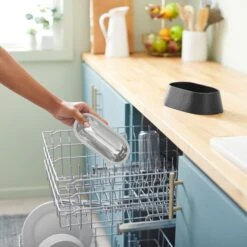 Frisco Long Eared Breed Stainless Steel Dog Bowl, Black, 2 Cup -Chewy 331530 PT6. AC SS1800 V1657656874