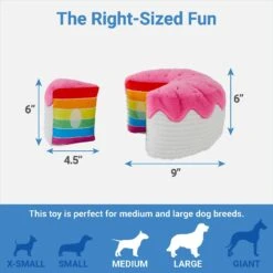 Frisco Cake Plush Squeaky Dog Toy 6 Frisco Cake Plush Squeaky Dog Toy -Chewy 331636 PT1. AC SS1800 V1649784987