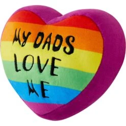 Frisco Pride My Dads Love Me Plush Squeaky Dog Toy