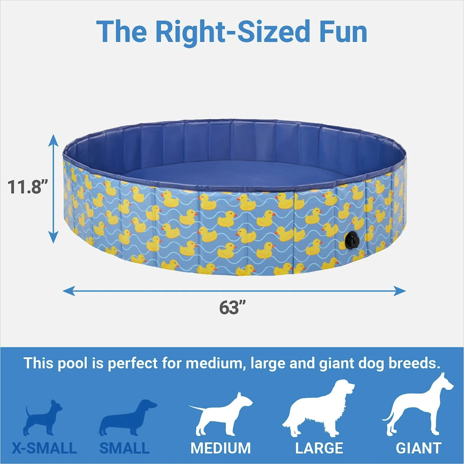 Frisco Outdoor Dog Swimming Pool, Rubber Ducky 4 Frisco Outdoor Dog Swimming Pool, Rubber Ducky - Image 2