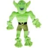 Frisco Halloween Goblin Plush With Rope Squeaky Dog Toy