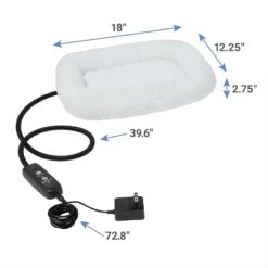 Frisco Adjustable Electrical Dog & Cat Heated Crate Mat With Timer 10 Frisco Adjustable Electrical Dog & Cat Heated Crate Mat With Timer -Chewy 358546 PT1. AC SS1800 V1660666017