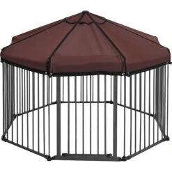 Frisco Outdoor Galvanized Steel 8-Panel Configurable Gate And Playpen With Oxford Roof 14 Frisco Outdoor Galvanized Steel 8-Panel Configurable Gate And Playpen With Oxford Roof -Chewy 507086 PT3. AC SS1800 V1666021842