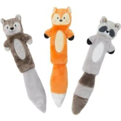 Frisco Forest Friends Stuffing-Free Skinny Plush Squeaky Dog Toy + 3 Items -Chewy 582478 PT1. AC SS1800 V1658238980