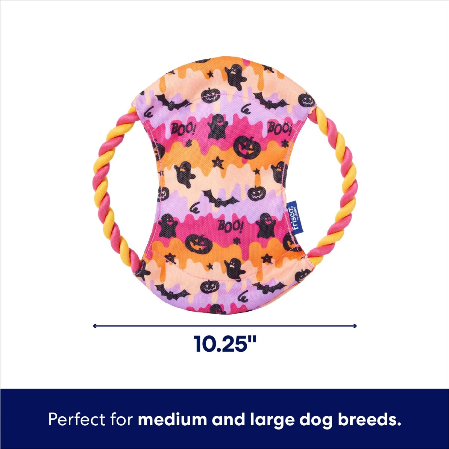 Frisco Halloween Ghost Swirl Fetch Flyer Dog Toy 4 Frisco Halloween Ghost Swirl Fetch Flyer Dog Toy - Image 2