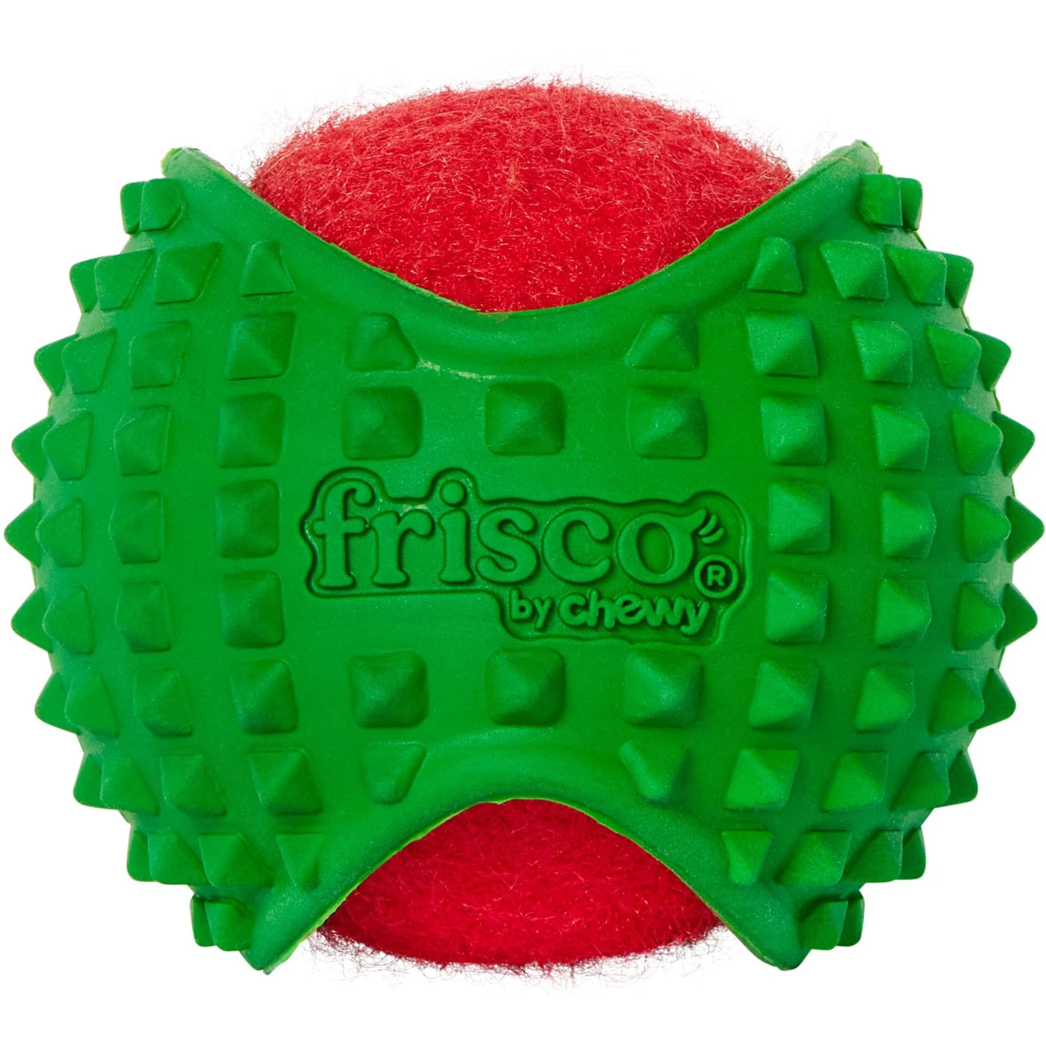 Frisco Holiday Fetch Squeaky Tennis Ball With Rubber Sleeve Dog Toy 3 Frisco Holiday Fetch Squeaky Tennis Ball With Rubber Sleeve Dog Toy