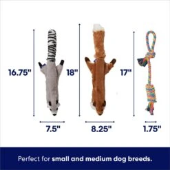 Frisco Forest Friends Plush, Rope & TPR Variety Pack Dog Toy 8 Frisco Forest Friends Plush, Rope & TPR Variety Pack Dog Toy -Chewy 843534 PT1. AC SS1800 V1693411076