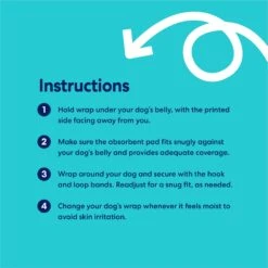 Frisco Washable Dog Diaper Male Wraps 12 Frisco Washable Dog Diaper Male Wraps -Chewy 862854 PT4. AC SS1800 V1698950381