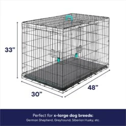 Frisco Heavy Duty Enhanced Lock Double Door Fold & Carry Wire Dog Crate & Mat Kit & MidWest Quiet Time Fleece Dog Crate Mat 13 Frisco Heavy Duty Enhanced Lock Double Door Fold & Carry Wire Dog Crate & Mat Kit & MidWest Quiet Time Fleece Dog Crate Mat -Chewy 947398 PT2. AC SS1800 V1693602742