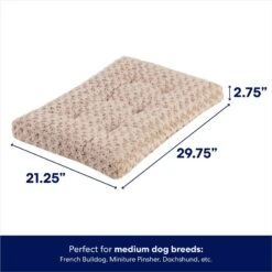 Frisco Double Door Furniture Style Dog Crate, Black & Frisco Swirl Dog Crate Mat -Chewy 947710 PT6. AC SS1800 V1693602741