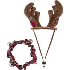 Frisco Jingle Bells Dog & Cat Holiday Collar With Bells, 1 Count & Frisco Holiday Antler Headband & Bell Collar Dog & Cat Costume 16 Frisco Jingle Bells Dog & Cat Holiday Collar With Bells, 1 Count & Frisco Holiday Antler Headband & Bell Collar Dog & Cat Costume -Chewy 986294 PT5. AC SS1800 V1698258116